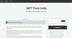 Desktop Screenshot of dotnetindia.com