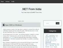 Tablet Screenshot of dotnetindia.com